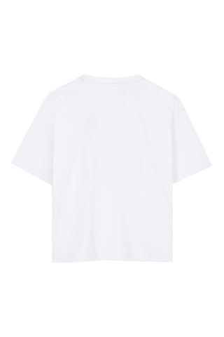 Biologisch Katoenen T-shirt - Wit - Hugo