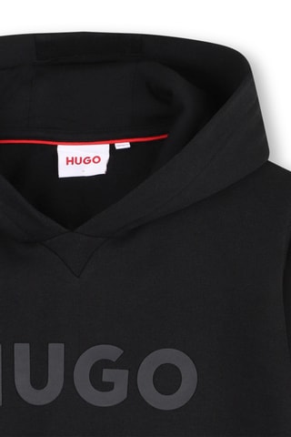 Sweater met capuchon - Zwart - Hugo