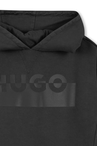 Sweater met capuchon - Zwart - Hugo