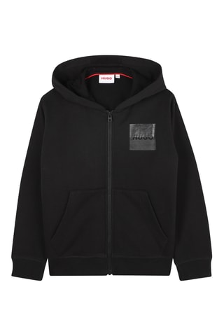 Sweater met capuchon - Zwart - Hugo