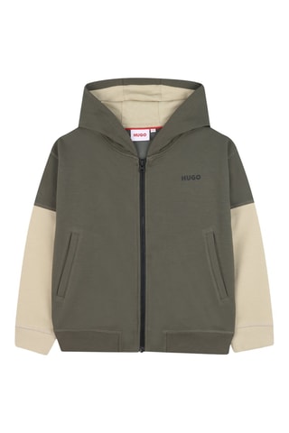 Sweater met capuchon - Beige en Kaki - Hugo