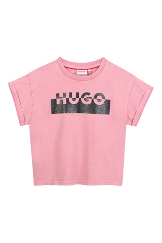 Biologisch Katoenen T-shirt - Roze - Hugo