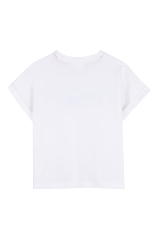 Biologisch Katoenen T-shirt - Wit - Hugo