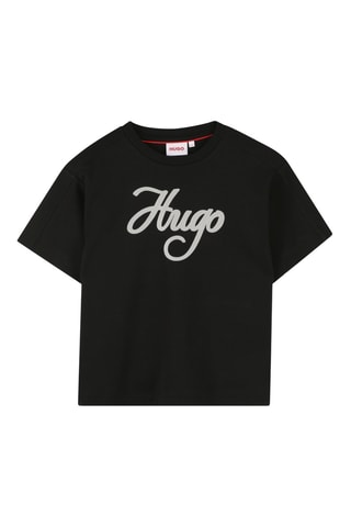 T-shirt - Zwart - Hugo