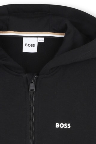 Sweater met capuchon - Zwart - Boss