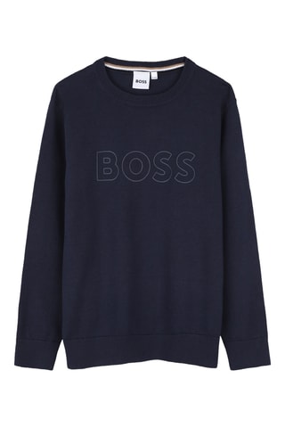 Trui - Donkerblauw - Boss