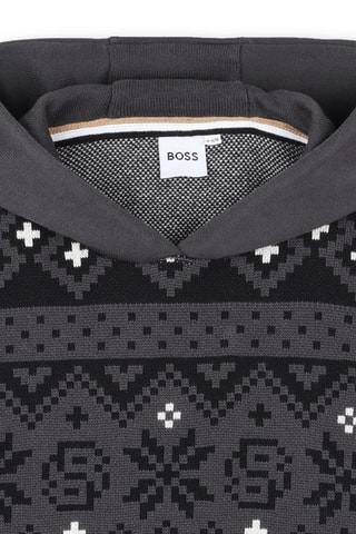 Trui met Capuchon - Donkergrijs - Boss