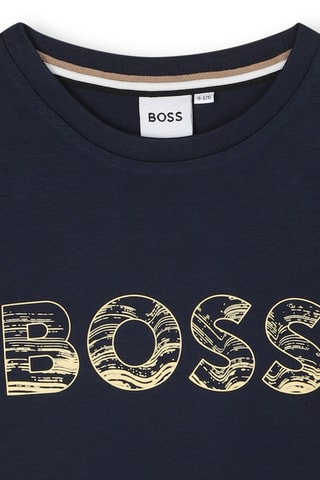 T-shirt - Donkerblauw - Boss