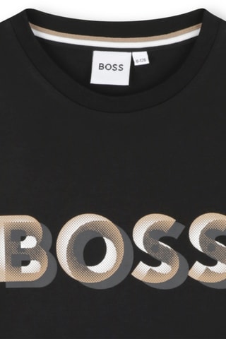 T-shirt - Zwart - Boss