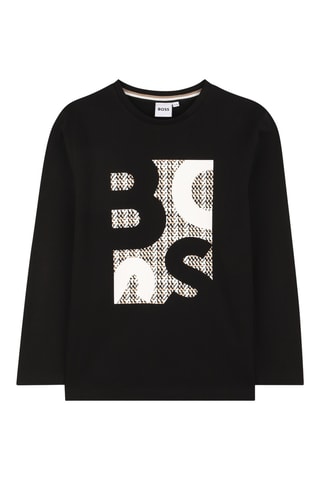 T-shirt - Zwart - Boss
