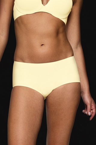 Culotte a vita alta Body Make-Up Illusion Shorty EX - Giallo