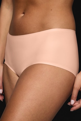 Culotte a vita alta Body Make-Up Illusion Shorty EX - Beige