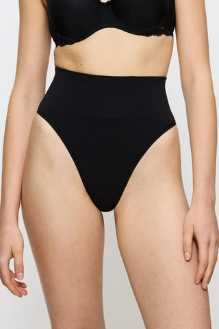 Perizoma a vita alta Soft Sculpt - Nero