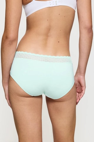 Slip a vita alta Modal - Verde chiaro