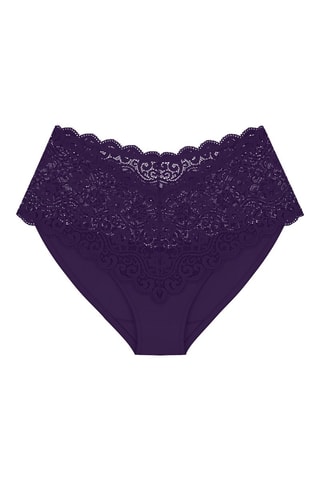 Culotte taille haute Amourette - Violet