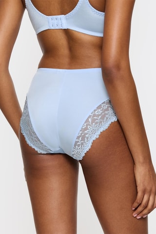 Slip a vita alta Ladyform Soft - Azzurro