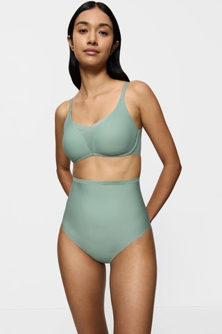 Perizoma vita alta Triumph Shape Smart - Verde