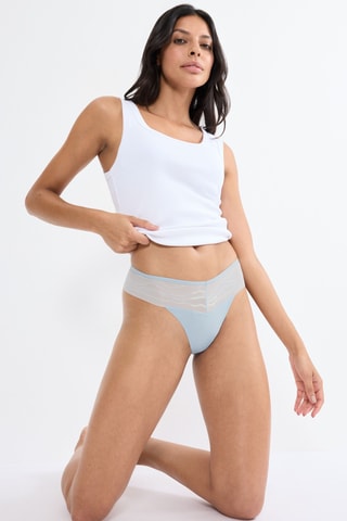 Perizoma Breathe & Lift Smart - Azzurro