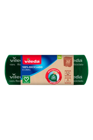 6 x 15 sacchi spazzatura ecologici - 30 l