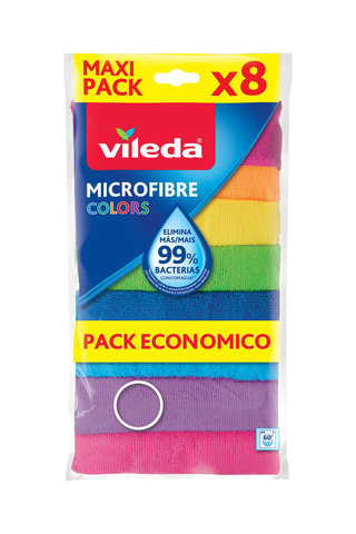 2 x 8 panni di pulizia - Multicolore