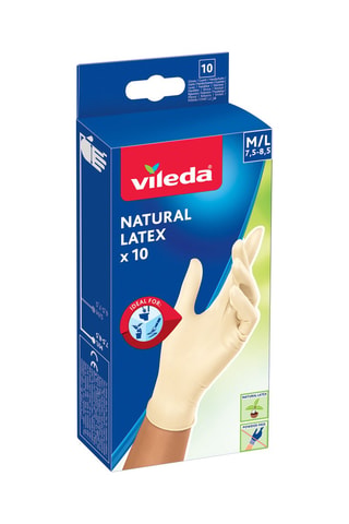 6 x 10 guanti in latex - Bianco - Taglia M/L
