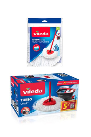Set pulizia Turbo Smart Cashback e 3 x ricarica Easywring & Clean