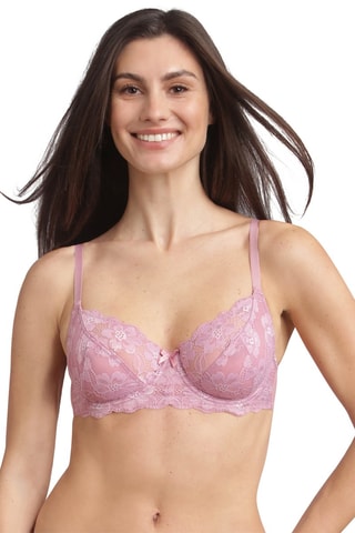 Soutien-gorge corbeille avec armatures Essential Elégance - Rose