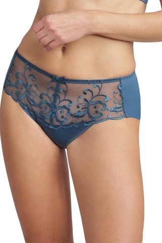 Culotte Essential Elégance Broderie - Bleu