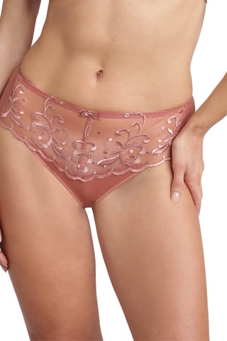 Culotte Essential Elégance Broderie - Rose