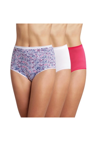 3 culottes Maxi Cotton Stretch - Bleu, rose et fleuri