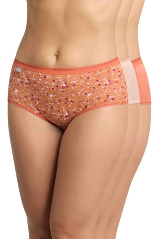 3 culottes Cotton - Orange