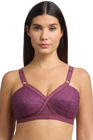 Soutien-gorge Cœur croisé - Violet