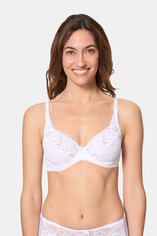Soutien-gorge Flower Elégance - Blanc