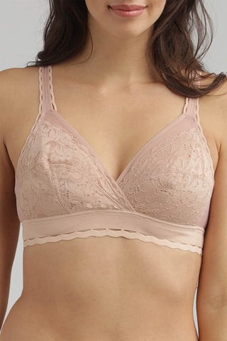 Soutien-gorge Coeur Croisé Féminin - Beige