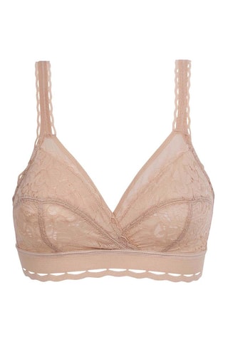 Soutien-gorge Coeur Croisé Féminin - Beige