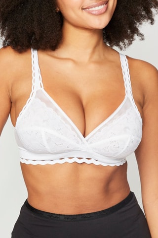 Soutien-gorge Coeur Croisé Féminin - Blanc 