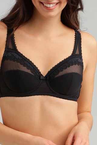 Soutien-gorge Cœur Croisé - 
Noir