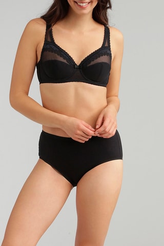 Soutien-gorge Cœur Croisé - 
Noir