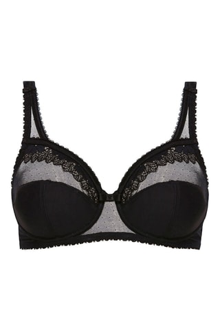 Soutien-gorge Cœur Croisé - 
Noir