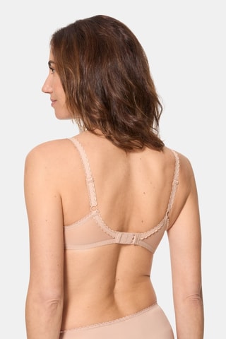 Soutien-gorge en dentelle Flower Elegance - Nude