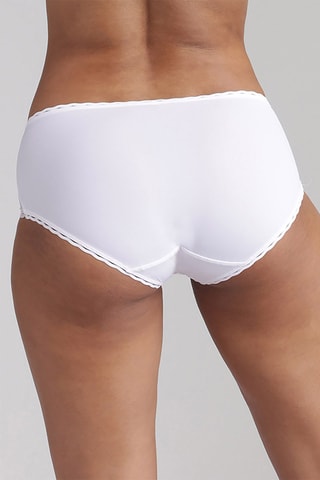 Culotte Cœur Croisé Féminin - Blanc