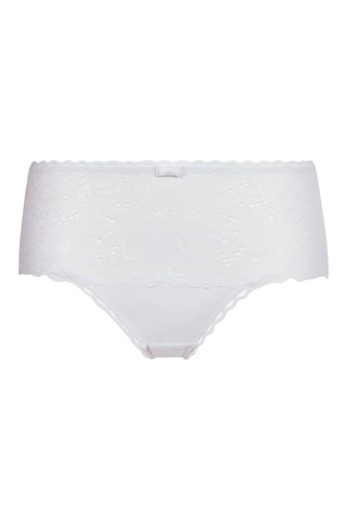 Culotte Cœur Croisé Féminin - Blanc