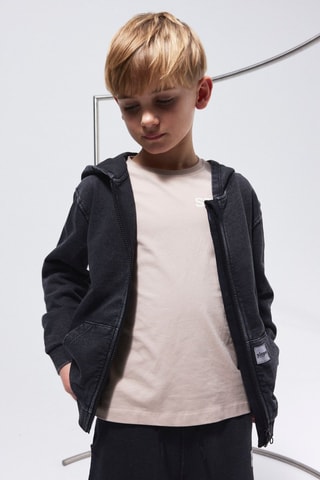 Sweat en coton biologique - Noir - Name It