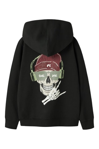 Sweat en coton biologique - Noir - Name It