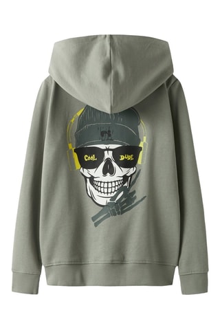 Sweat en coton biologique - Kaki - Name It
