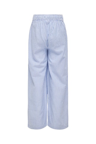 Pantalon straight en coton biologique  -  Ciel - Kids Only Girl