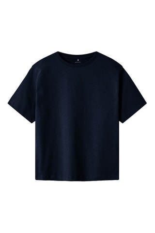 3 t-shirts - Blanc et bleu marine - Name It