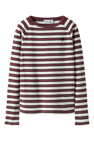 T-shirt en coton biologique - Bordeaux - Name It