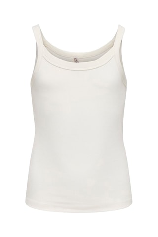 Top en coton biologique  -  Blanc - Kids Only Girl