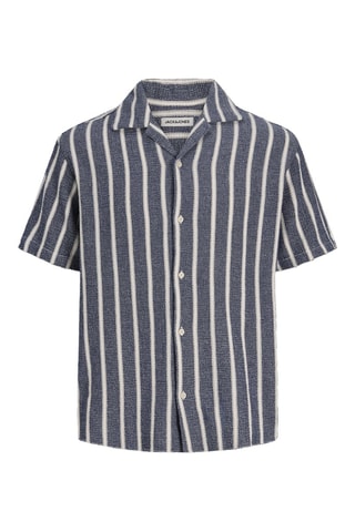 Chemise en coton biologique - Bleu marine - Jack&Jones Junior